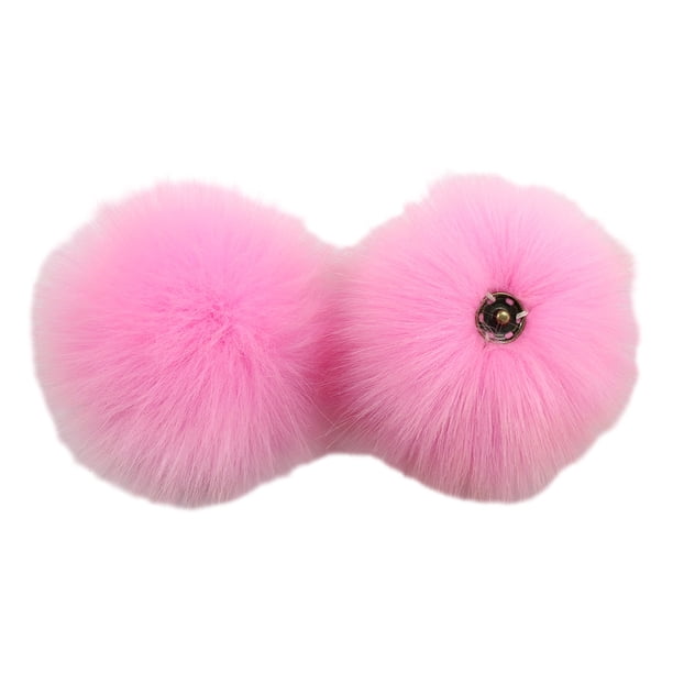 Bola de pompones Minnieouse DIY rosa para guantes y bolsos Accesorios de disfraces