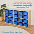 thumbnail image 5 of ECR4Kids Scoop Front Plastic Storage Bins, Multipurpose Organization, Blue, 20-Piece, 5 of 9