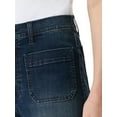 thumbnail image 3 of Gloria Vanderbilt Swan Series Women's Patch Pocket Wide Leg Jeans, Sizes 6-18, 3 of 6
