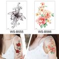thumbnail image 4 of 20PCS Arm Tattoo Sticker Fashion Fake Flower Butterfly Tattoo Body Art Tattoo, 4 of 10
