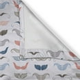 thumbnail image 4 of Ambesonne Retro Window Valance, Colorful Moustache Sketch, 54" X 18", Multicolor, 4 of 5