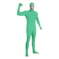 thumbnail image 4 of Wyobmus Men's And Women's Face Open Zentai Bodysuit Stretch Polyester Spandex Full Body Suit A-Mint Green, 4 of 9