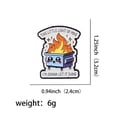 thumbnail image 6 of Dumpster Fire Enamel Pin Funny Quote Lapel Pin for Clothing Backpacks Hats Bags Jackets Humorous Meme Accessory 1 Piece, 6 of 8