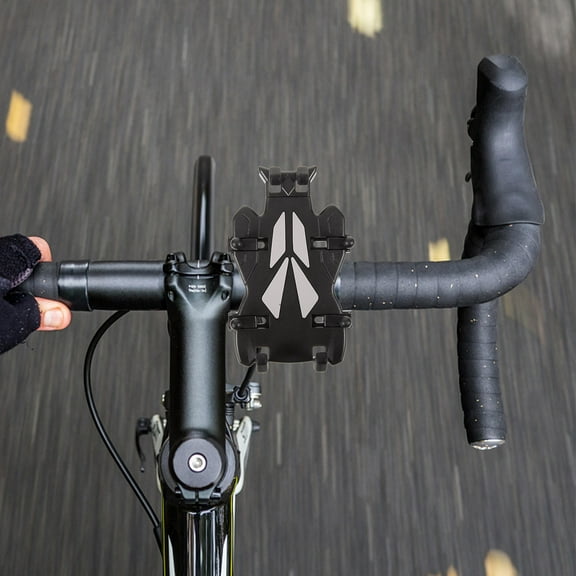 WHAMVOX  Mobile Phone Holder for Bike Handlebar Cell Stand Bikes Black