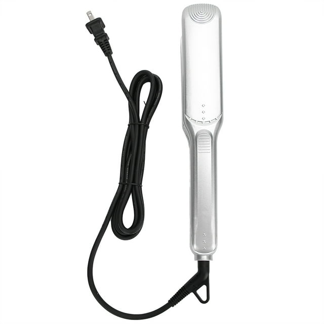 Plancha De Pelo Con Control De Temperatura Preciso De Calentamiento Rápido, Plancha De Pelo Eléctrica, Peluquería Para Peluquería, Peluquería De Viaje ANGGREK Plata