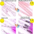 thumbnail image 5 of 200Pcs Eyelash Extension Disposable Eyelash Brush Mascara Stick Applicator Propeller Eyebrow Makeup Brushes Set Makeup Tools 03 200pcs, 5 of 6