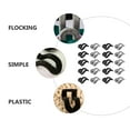 thumbnail image 5 of IDEANATEGRATE 20Ud Gancho Para Ropa Negro Con Conector Para Organizador De Y De Espacio, 5 of 5