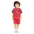 thumbnail image 6 of Spider-Man Baby and Toddler Boy Short Sleeve Graphic Tee and Matching Shorts Set, 2-Piece, Sizes 0/3M-5T, 6 of 9