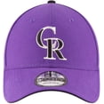 thumbnail image 2 of Gorra New Era MLB The League 9FORTY Colorado Rockies Púrpura, 2 of 5