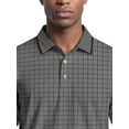 thumbnail image 4 of Ben Hogan Performance Men's & Big Men's Windowpane Jacquard Short Sleeve Golf Polo Shirt, Sizes S-4XLT, 4 of 8