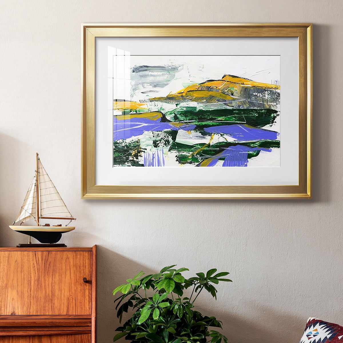 Silent Mountain VI Premium Framed Print - Ready to Hang
