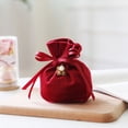 thumbnail image 1 of Bolsa de terciopelo para dulces de boda, libro de Little Red Riding, caja de dulces para bodas, bolsa de dulces creativa para cumpleaños y luna llena, 1 of 6