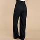 thumbnail image 4 of Pantalones de piernas anchas para mujer con cinturón de cintura elástica, pantalones largos sól Irfora Pantalones de mujer, 4 of 5