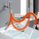 thumbnail image 4 of Bewildely Extensión de grifo, manguera Flexible, extensor de baño, dispositivo conector de cocina, accesorios de lavandería para inodoro Juegos de accesorios de baño Naranja 20cm, 4 of 6