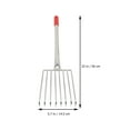 thumbnail image 2 of FONDOTIN Stainless Steel Hand Rake with Claws for Garden, Beach, and Outdoor Use - Lightweight, Easy to Handle Tool, 2 of 7