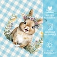 thumbnail image 4 of Easter Tablecloth 60x84 Inch Rectangle - Easter Decorations for The Home - Blue Plaid Water Resistant Spring Table Cloth Rectangle for Party,Table, Outdoor, 4 of 6