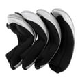 thumbnail image 1 of 4 unids/set Head Cover Headcovers malla de neopreno 3 4 5 6 7 X etiquetas completas gris shamjiam Golf Hybrid Club Head Cover, 1 of 9