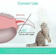 thumbnail image 4 of Cortaúñas con luz LED para perros y gatos, con lima de uñas y protector contra salpicaduras, 4 of 5