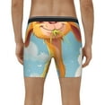 thumbnail image 4 of Salouo Happy Goat In Meadow Pattern Men's Boxer Briefs, Soft & Breathable Underwear Elastic Waistband Briefs for Men,1-Pack, 4 of 7