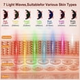 thumbnail image 3 of 210 LED Red Light Therapy Face & Neck Mask, 5 Adjustable Energy Levels Near-Infrared 850nm, Remote Control Timing, , Portable Silicone Mask with Eye Protection for Home Travel Skincare, 3 of 9