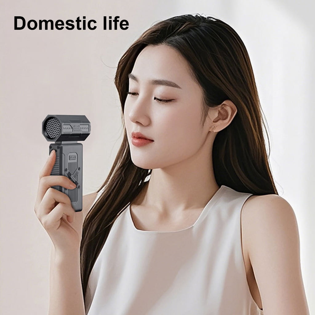 Multifuntional Handheld Fan Electric Air Dusters 4000mAh Powerful Fan ABS Texture Perfect for Office Outdoor Travel Use