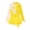 Yellow, variant on Aislor Kids Girls Long Sleeve Rhinestone Figure Ice Skating Dress Gymnastics Leotard Dance Dress Tutu Skirt