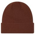thumbnail image 2 of Men's New Era  Brown Alpine Waffle Cuffed Knit Hat, 2 of 2