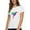 white, variant on T-shirt Colibri Bird Logo Summer New Products, Cute T-shirts, Sportswear and Casual Women's Wear, Cotton Clothing