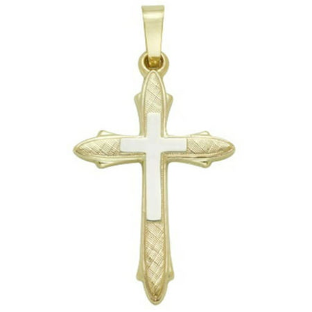 Chetan Collection 14kt Gold Designer Cross Pendant
