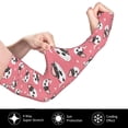 thumbnail image 3 of Bingfone Farmers Gardening Sleeves Sun Protection Arm Cooling Sleeves for Women Men with Thumb Hole - French Bulldog Face, 3 of 8
