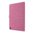 thumbnail image 5 of Case for Amazon Fire HD10/HD10 Plus 13th Generation 2023, Fabric PU Leather Folio Cover Soft TPU Inner Multiple Viewing Angles Stand with Card Slots - Pink, 5 of 5