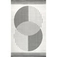 thumbnail image 6 of nuLOOM Leah SpinClean Machine Washable Geometric Moon Phase Area Rug, 8' x 10', Leah Black, 6 of 9