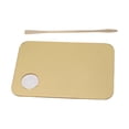 thumbnail image 1 of Mixing Palette, Makeup Mixing Palette Gold Thumb Hole Clean  for Eyeshadows, 1 of 7