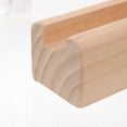 thumbnail image 2 of 1Set Floor Mirror Base Wooden Rectangular Khaki Support Anti-slip Stable Home Office Use, 2 of 8