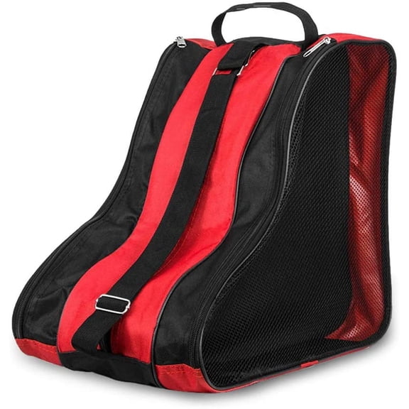 3 Layers Breathable Skate Carrying Bag For Children Roller Skates Inline Skates Ice Skates, Water Resistant Ice Skate Bag Bag Unisex Children And Adults