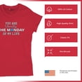 thumbnail image 4 of Tee Hunt You are The Monday of My Life T-Shirt Funny Sarcastic Mood Women's T-Shirt Tee, Red, 3X-Large, 4 of 5