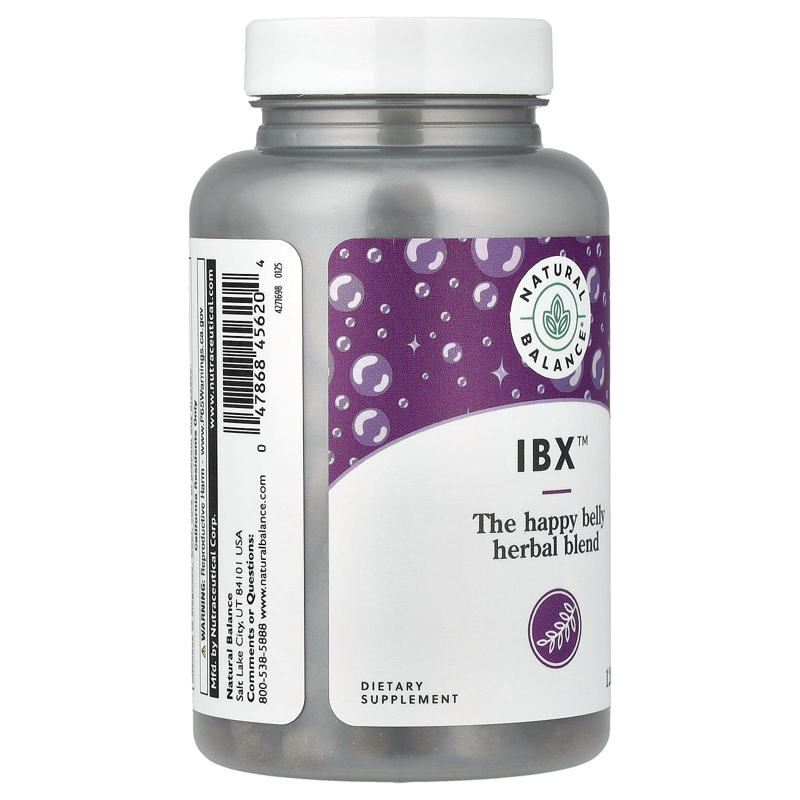 Natural Balance IBX Soothing Bowel Formula | Supports Digestive Health | 120 Veggie Caps