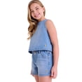 thumbnail image 6 of U.S. Polo Assn. Girls Knit Denim Pull On Short, Sizes 4-18, 6 of 6