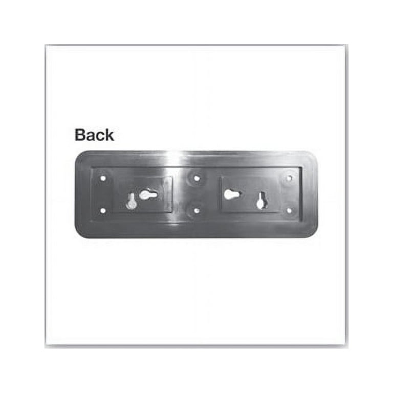 Brushed Metal Office Sign, Employees Only, 9 x 3, Silver Brushed Metal Office Sign, Employees Only, 9 x 3, Silver