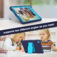 thumbnail image 4 of Case de tableta para iPad 9.7 '' '2018/2017/Pro 9.7' '/Air 2, Caso protectora a prueba de choques de servicio pesado con Kickstand Ikkle iPad 9.7 2018/2017/Pro9.7/Air2, 4 of 10
