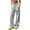 Gray, variant on WIZUTIZ Women's High Waist Drawstring Pants Side Pockets Full Length Straight Leg Casual Trousers Slimming Soft Fade-Resistant Everyday Comfortable