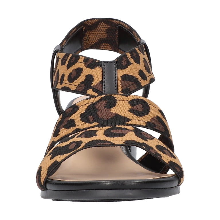 Bella Vita Women's Leah Heeled Sandal - Back Zipper, Block Heel & Cushioned Insole