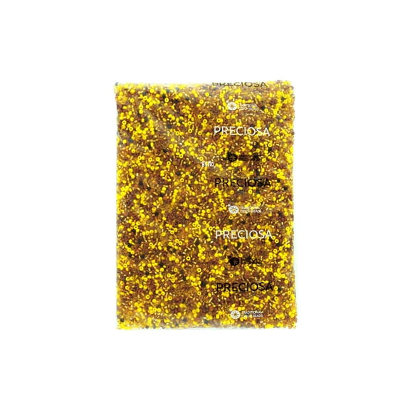 John Bead Czech Seed Beads 8/0 Multi Yellow