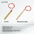 thumbnail image 3 of 4pcs Heater Film Heating Plate 9W 24V Polyimide Adhesive Heat Pad 100mmx12mm, 3 of 6