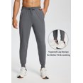 thumbnail image 3 of BALEAF Men's Workout Pants Joggers Quick Dry Tapered Leg with Zipper Pocket Gray S, 3 of 6