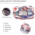 thumbnail image 4 of Organizador de bolsa para cochecito de bebé y organizador de cochecito, almacenamiento grande para cochecito con portavasos profundo (rosa), 4 of 5
