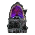 thumbnail image 3 of Ebros Crystal Cave Geode with Color Changing LED Light Display Statue 10.5" H, 3 of 10