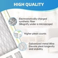 thumbnail image 5 of 20X20X1 Air Filter AC Furnace MERV 13 Comparable with HVAC Air Conditioner cabin Vent Fan Actual Size 19.55 x 19.55 x 0.75 Ajustable minimum size 9.49 x 19.49 x 0.75 6 Packs, 5 of 8