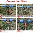 thumbnail image 4 of 12 piezas Robinet De Jardin Pour Tuyau, Tuyau Vanne D'irrigation 16 * 16mm Robinet D'arrt Raccord En Plastique Pour Le Contrle Extrieur De La Vanne D, 4 of 5
