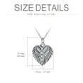 thumbnail image 3 of AOBOCO Heart Urn Necklace for Ashes 925 Sterling Silver Heart Memorial Keepsake Cremation Pendant Necklace Cremation Jewelry Gifts for Women, 3 of 6